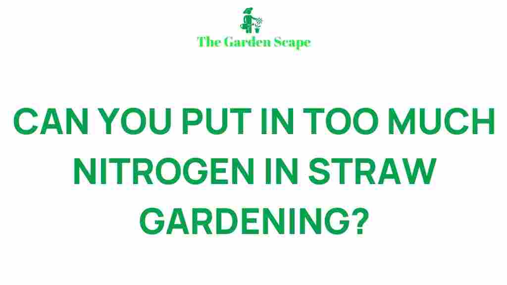 nitrogen-in-straw-gardening