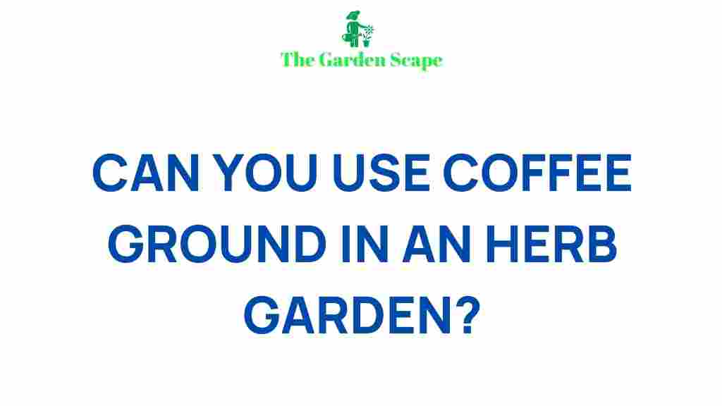 coffee-grounds-herb-garden