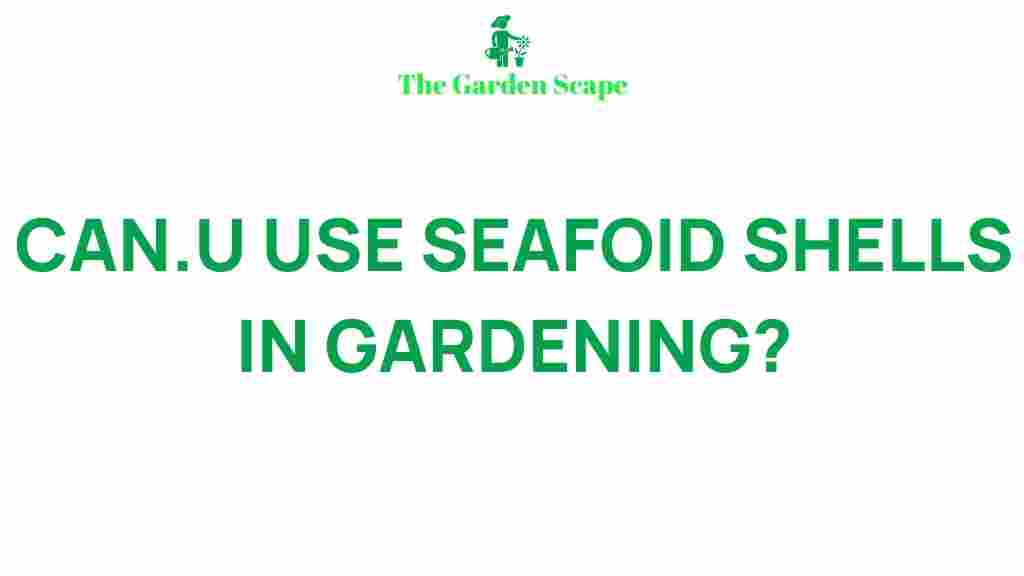 seashells-in-gardening