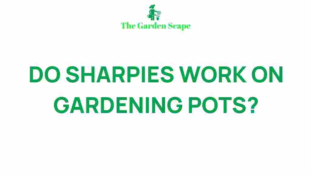 sharpies-on-garden-pots